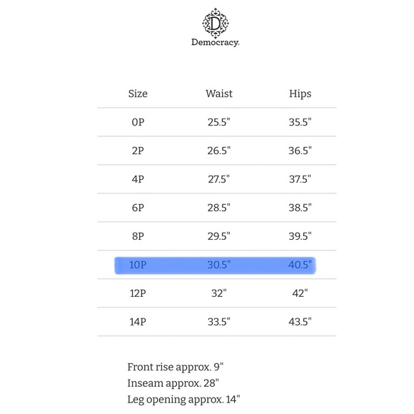 Democracy ‘Ab’solution Petite Straight Leg Jeans in Black - Picture 11 of 14